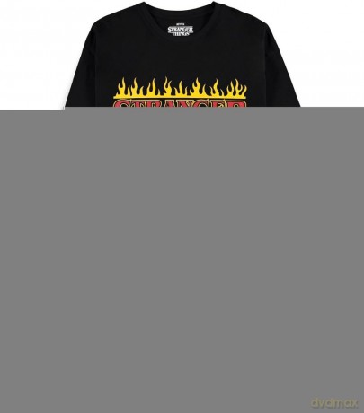 T-Shirt Stranger Things Fire Logo XXL