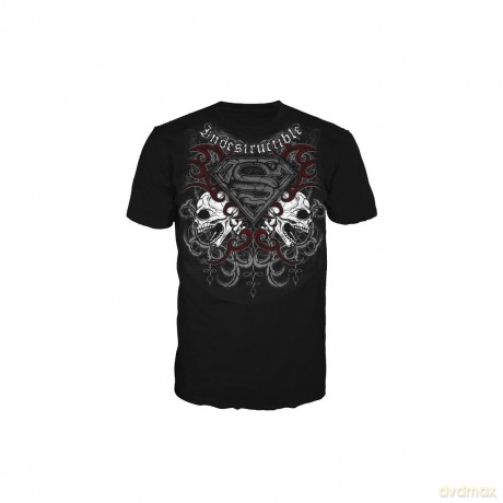 T-Shirt Superman Indistruttibile Nero S