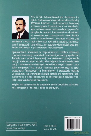 Analiza sprawozdań finansowych - Edward Nowak [KSIĄŻKA]