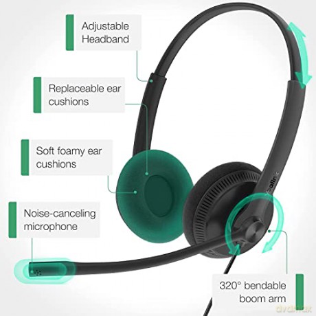 Uh34-Lite Dual Teams - Usb Wired Headset