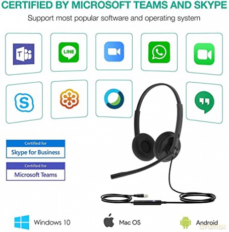 Uh34-Lite Dual Teams - Usb Wired Headset