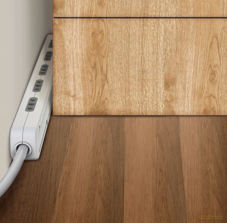 Ultraslim-Multipresa 10a Bianco