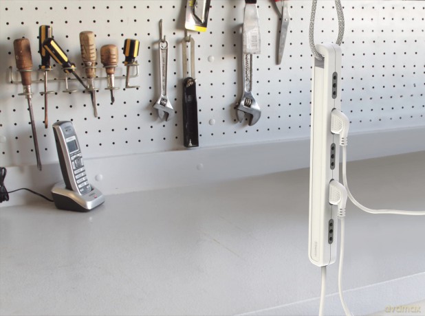 Ultraslim-Multipresa 10a Bianco