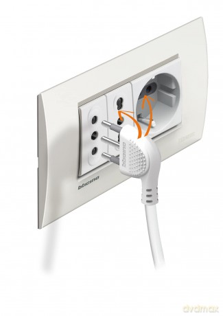 Ultraslim-Multipresa 10a Bianco