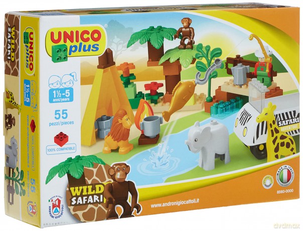 Unicoplus 8560-0000 - Safari, 55 Pezzi