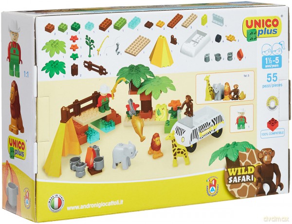 Unicoplus 8560-0000 - Safari, 55 Pezzi