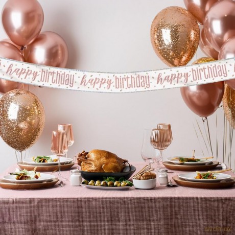 Unique Party: Glitz Rs Gld Hb Prm Bnnr 9ft