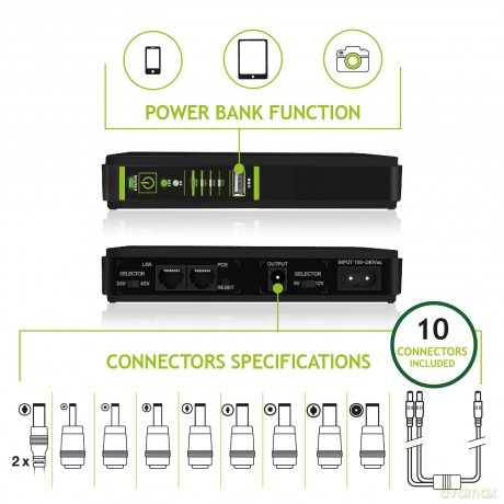 Ups Era Plus Dc 5v/9v/12v Poe