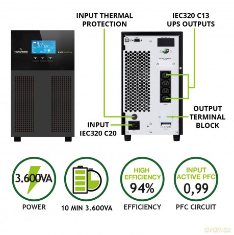 Ups Evo Dsp Plus 3600 Pf 0,9