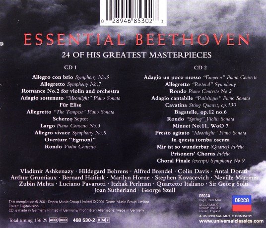 Various: Essential Beethoven [2CD]