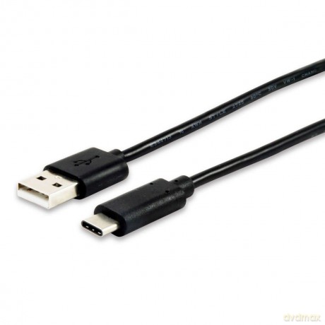 Usb 2.0 Type-A To C, M/M, 1.0m, Bla