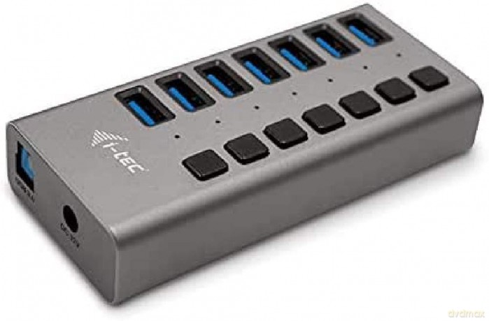 Usb 3.0 Charg 7 Port+Pw Adapt 36w