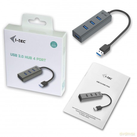 Usb 3.0 Metal 4port+Out Power Adapt