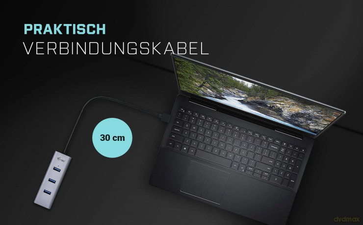 Usb 3.0 Metal 4port+Out Power Adapt