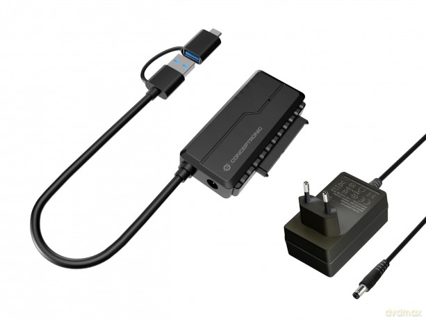 Usb 3.0 Sata Adapter With Power Ad.