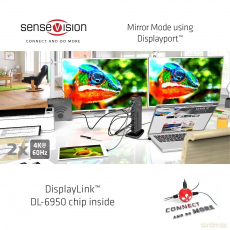 Usb 3.1 Dual Display Docking Stat.