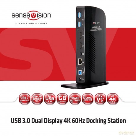 Usb 3.1 Dual Display Docking Stat.