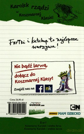 Wielka forsa i wielkie żarcie koszmarny karolek - Francesca Simon [KSIĄŻKA]