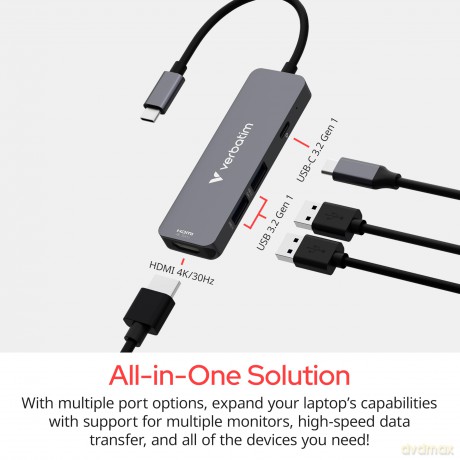 Usb C Multiport Hub 4 Porte