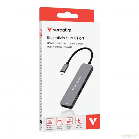 Usb C Multiport Hub 6 Porte Cardrea