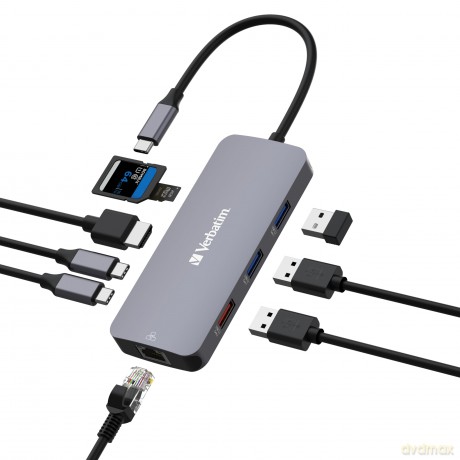 Usb C Multiport Hub 9 In 1 Hdmi 4k