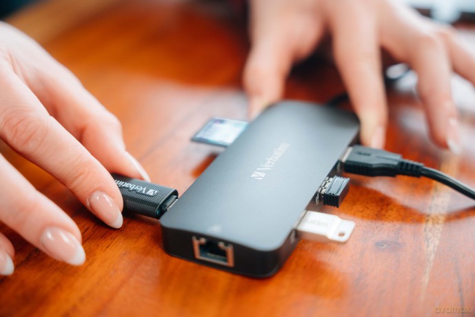 Usb C Multiport Hub 9 In 1 Hdmi 4k
