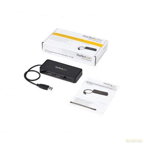 Usb To Dual Displayport Mini Dock - 4k
