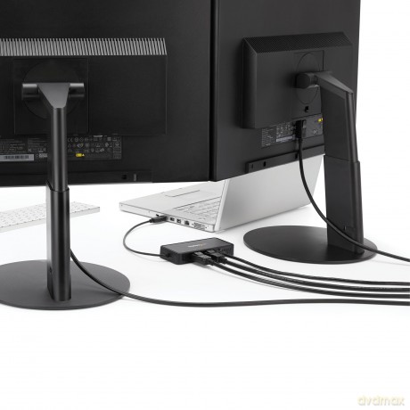 Usb To Dual Displayport Mini Dock - 4k