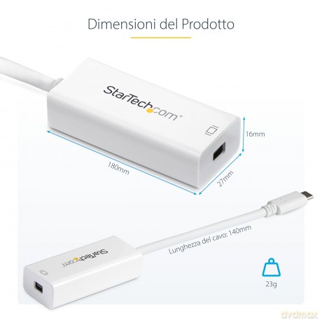 Usb Type Cabl To Mini Displayport - 4k 60hz