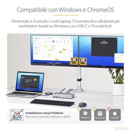 Usb4 Docking Station, Dual 4k