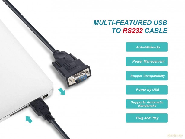 Usb-A To Serial(Db9)Cable M/M1.5m91