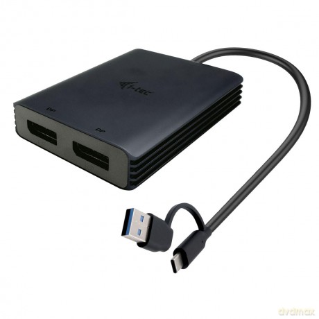 Usb-A/Usb-C Dual 4k Dp Video Adapt.