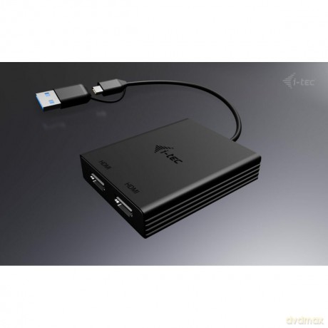 Usb-A/Usb-C Dual 4k Dp Video Adapt.