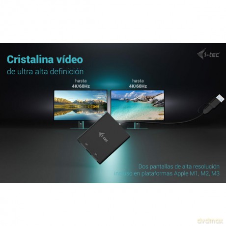 Usb-A/Usb-C Dual 4k Dp Video Adapt.