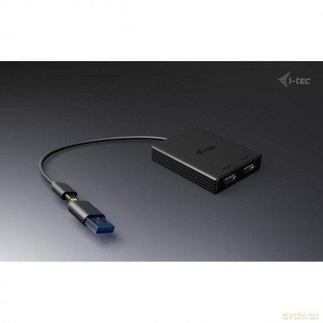Usb-A/Usb-C Dual 4k Dp Video Adapt.