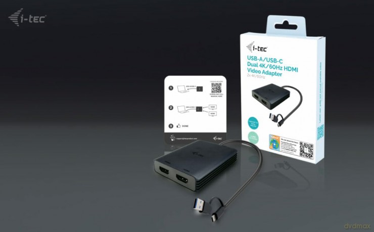 Usb-A/Usb-C Dual 4k Hdmi Video Ada.