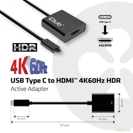Usb-C 3.1 To Hdmi 2.0 Hdr