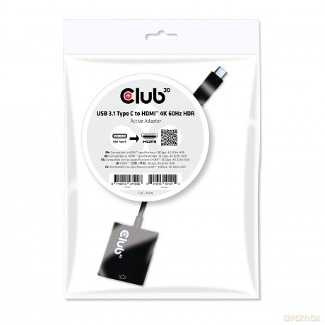 Usb-C 3.1 To Hdmi 2.0 Hdr