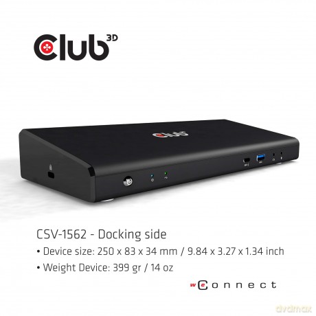 Usb-C 3.2 Univ.3x 4k Charg.Dock 60w