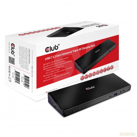 Usb-C 3.2 Univ.3x 4k Charg.Dock 60w