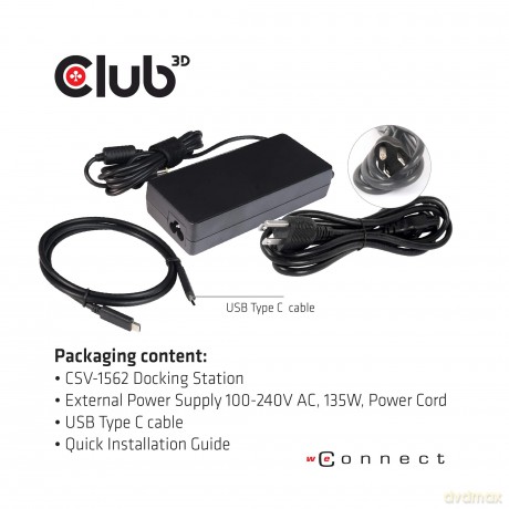 Usb-C 3.2 Univ.3x 4k Charg.Dock 60w