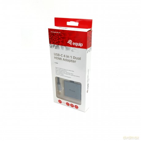 Usb-C 4 In 1 Dual Hdmi Adapter