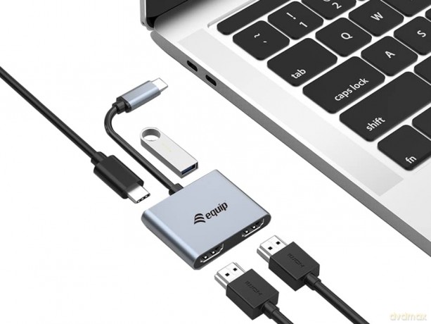 Usb-C 4 In 1 Dual Hdmi Adapter
