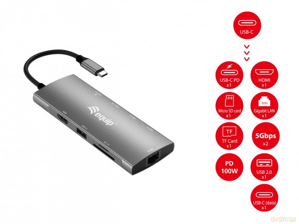 Usb-C 9 In 1 Multifunctional Adapte