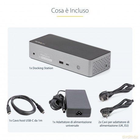 Usbc Dock 4k Quad Monitor 100w Pd