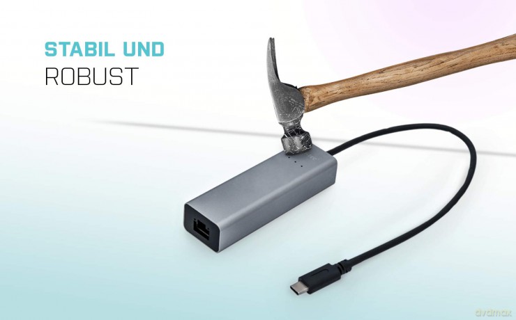Usb-C Metal 2.5gbps Ethernet Adapt