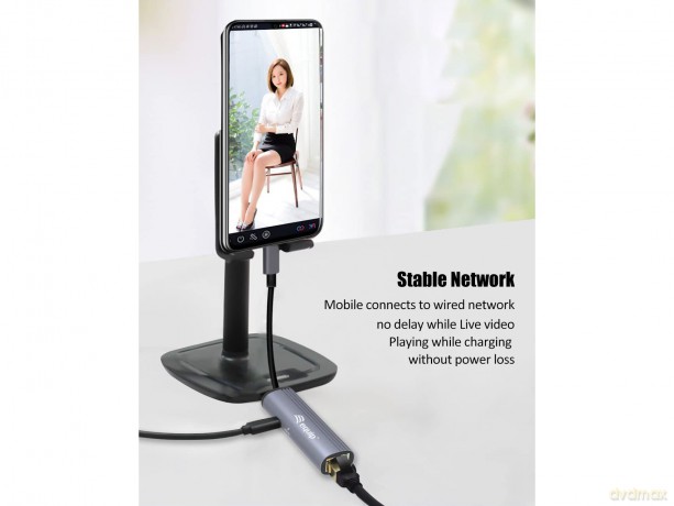 Usb-C To Rj45 Gigabit Network + Pd