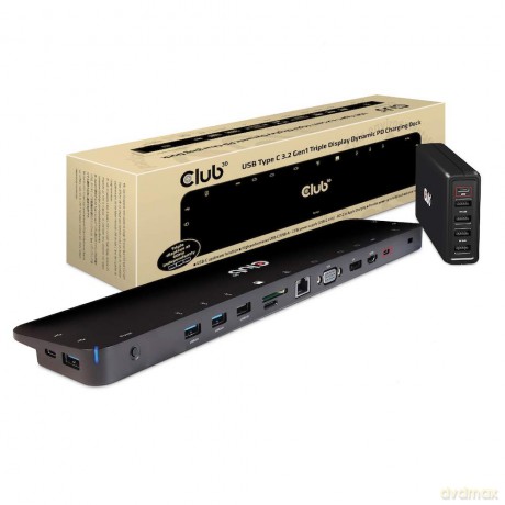 Usb-C Univ.3x Dock 100watt Power
