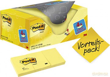 Value Pack 20 Post It Giallo 38x51