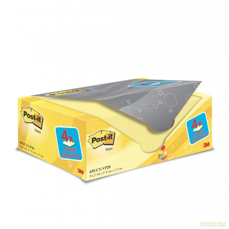 Value Pack 20 Post It Giallo 76x127